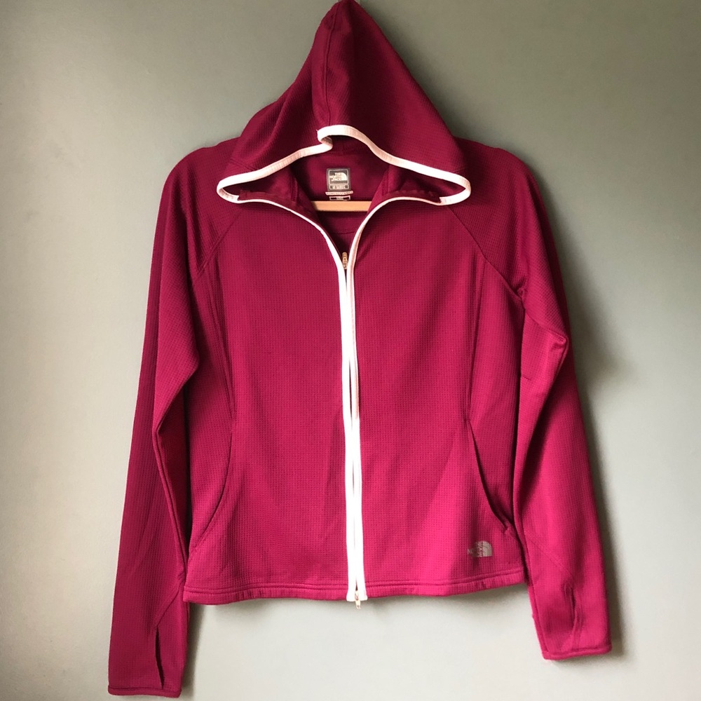 North Face Light Weight Zip Hoodie Size M